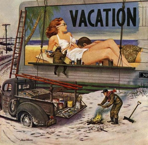 Stevan Dohanos Billboard-schilders 1948