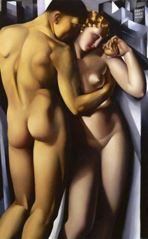 Tamara De Lempicka Adam och Eva 1932