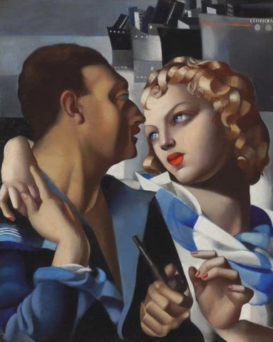 Tamara De Lempicka Idylle - Le Depart