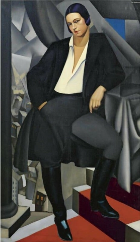 Tamara De Lempicka Herttuatar De La Sallen muotokuva