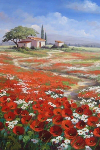 Campo de semillas de amapola Ute Herrmann