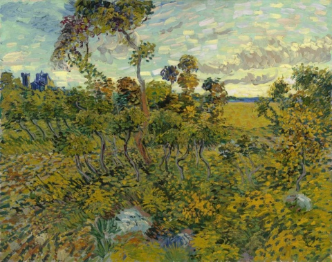 Montmajour-zonsondergang - 1888