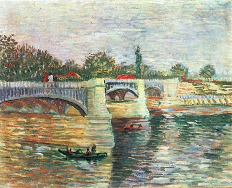 El Sena con el puente Grande Jatte