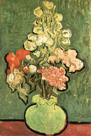 Vase mit Rosen