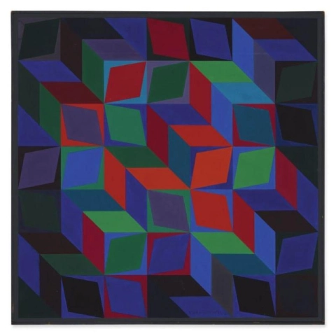 Victor Vasarely Proton II 1966