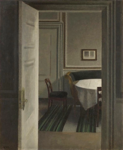 Vilhelm Hammersh, Interieur Strandgade 30 1904