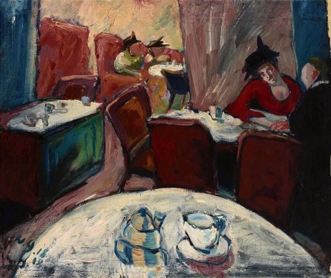 Walter Gramatte Café 1918