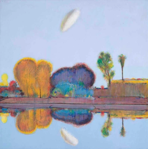 Wayne Thiebaud Reflektierte Landschaft