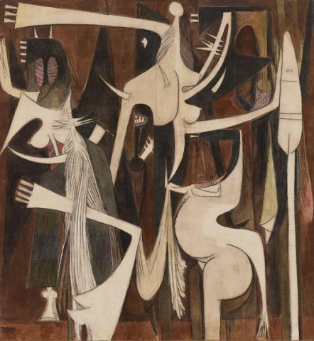 Wifredo Lam，阿帕斯·卡迪纳尔斯 《访客 1948-1957》