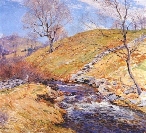 Willard Metcalf Brook in maart 1923