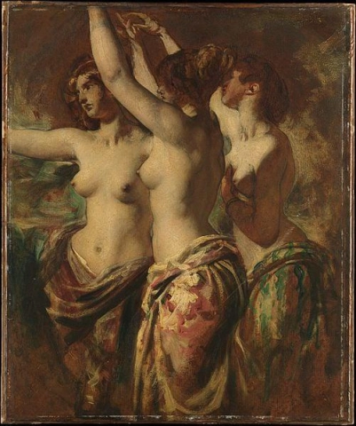 William Etty, De drie gratiën 1830