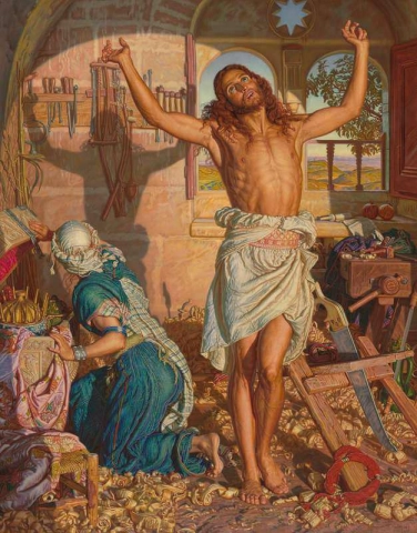 William Holman Hunt La sombra de la muerte 1873-74